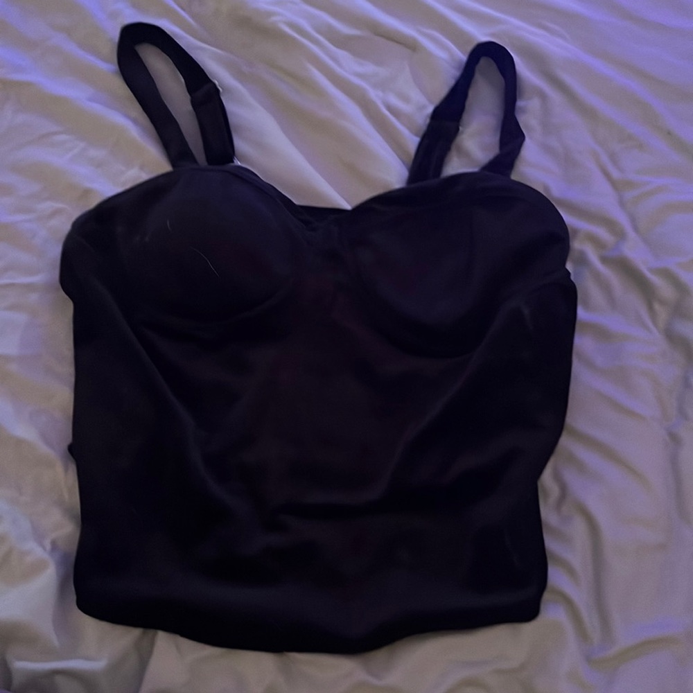 Never worn cute black tank top